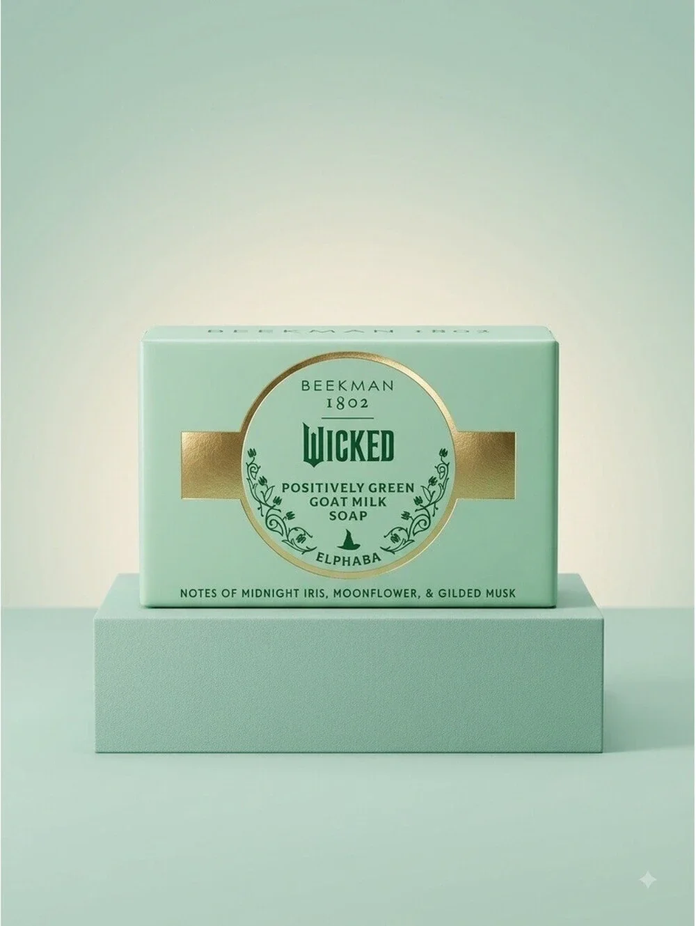 Beekman 1802 Wicked Elphaba Goat Milk Soap Bar, Midnight Iris & Moonflower